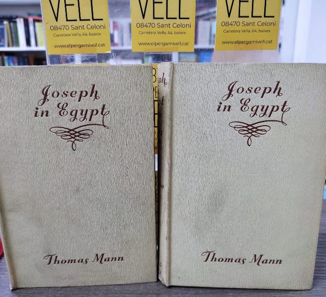 Joseph in Egypt (2 vols:) - Thomas Mann - Martin Secker & Warburg - 1938, 1ª ed. 39.50